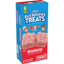 rice krispies treats strawberry bars