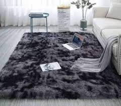 black fluffy carpet 5 x 8 ft order