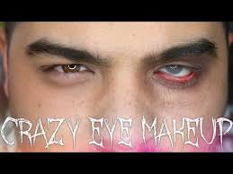 crazy eye halloween makeup tutorial
