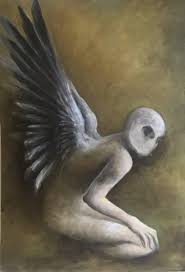 fallen angel by virrgo dark paintings