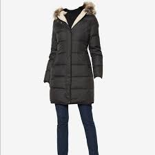 675 Ralph Lauren Womens Black Down Fur Hooded Parka Coat Jacket Winter Size 2xs