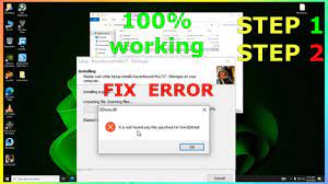 error fix it is not found any file