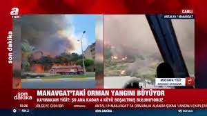 Antalya Manavgat yangınında son durum ne, yangın nereden çıktı? Antalya  Manavgat'taki orman yangını kaza…