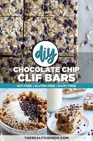 homemade chocolate chip clif bars the