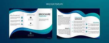 brochure templates vector art icons