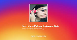 mari maria makeup insram followers