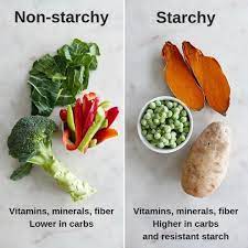 starchy and non starchy vegetables