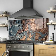 Glass Stove Backsplash Panel Kitchen