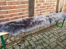 Sheepskin Seat Cover For Beer Benches