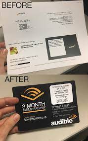 4 customise your gift by choosing a card, followed by continue. Audible S Printable Gift Cards Are Atrocious And Aren T Gift Worthy I Tried To Make It Better Crappydesign