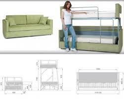 sofas convert to bunk beds in seconds