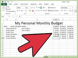 How To Track Your Bills In Microsoft Excel 13 Steps
