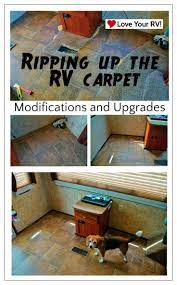 ripping out my fifth wheels rv carpet