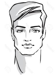 In this article, i'll show you how to easily correct such an imbalanced face or body using the transform tool. Man Sketch Simple Face Collections Nike Store Fashion