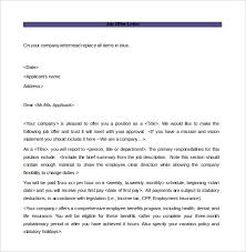 Offer Letter Template 7 Free Word Pdf Documents Download Free