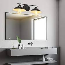 2 Light Wall Sconce Bathroom Vanity