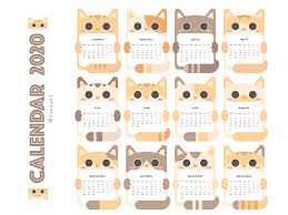 Cute Calendar 2020 By Young Lj On Dribbble
