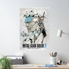 Metal Gear Solid 2 Poster Poster By