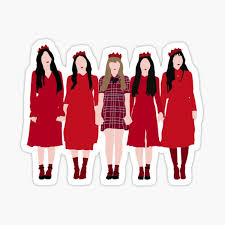 Yeri was added on the group in march 2015. Red Velvet Logo Stickers Redbubble
