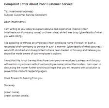 Complaint Letter For Poor Service Scrumps