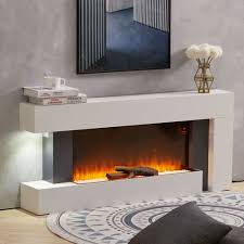 electric fireplace heater led fire