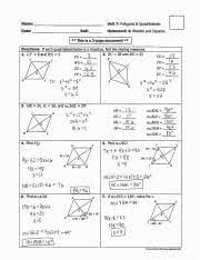 Virginia department of education 21. Unit 7 Polygons And Quadrilaterals Answers Unit 7 Quadrilaterals And Transformation Properties Some Of The Worksheets For This Concept Are Polygons Quadrilaterals And Special Parallelograms Unit 4 Grade 8
