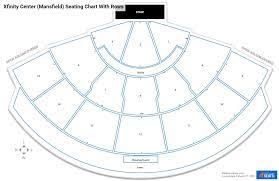 xfinity center seating chart