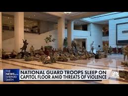 The guard told cbs news the troops were asked to leave by capitol hill police on thursday afternoon, citing an increase in foot traffic with congress in session. 20 000 National Guard Troops To Defend The Capitol Amid Threats Of Violence During Inauguration Week Youtube
