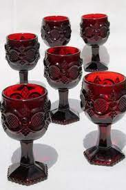 Vintage Avon Cape Cod Ruby Red Glass