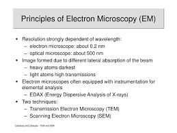 ppt principles of electron microscopy