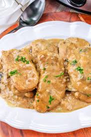 slow cooker pork chops and gravy fall