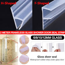 2 Meter Frameless Glass Shower Door