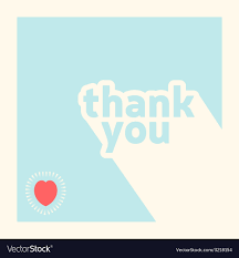 Thank You Card Design Template Royalty Free Vector Image