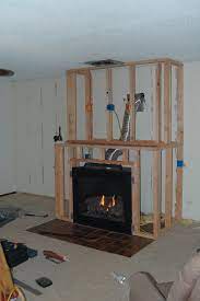 Diy Gas Fireplace Surround Modern