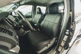 Clazzio Leather Front Seat Covers On