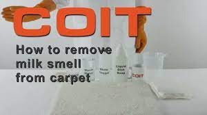 remove milk smell from carpet you