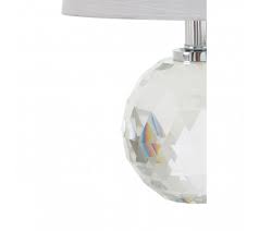 Contemporary Crystal Ball Table Lamp