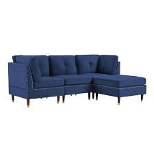 Velvet Sectional Sofa Couch