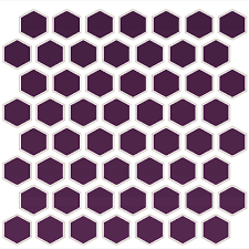 daltile color wheel mosaic hexagon