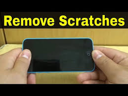 how to remove iphone scratches with