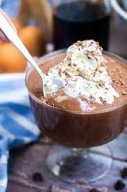 homemade chocolate pudding without