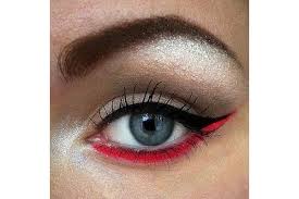 red makeup for day 7 of navratri be