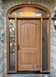 Brown Fiberglass Door With