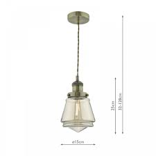 You must then perform the following step disassemble the brass plated light fixture according to the fixture's design. Dar Lighting Cur0175 Curtis Single Light Ceiling Pendant In Antique Brass Finish With Champagne Glass Castlegate Lights