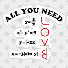 Love Math Sticker