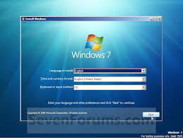 Image result for windows 7 setup pic step