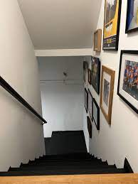 Basement Makeover Painting Stairs