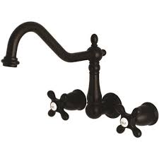 The nearest hardware store is home depot. Kingston Brass Part Hks1020ax Kingston Brass Heritage 2 Handle Wall Mount Roman Tub Faucet In Matte Black Bathtub Faucets Spouts Home Depot Pro