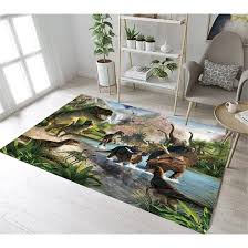 kids dinosaur rugs and primitive forest