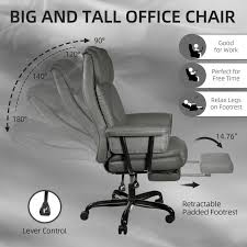 reclining office chair with footrest